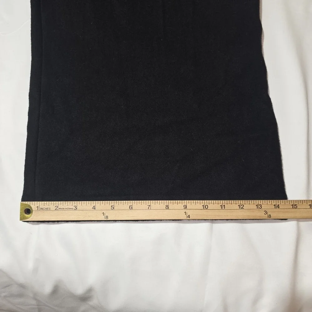 Frances Valentine Pants Women‎ 16 Black Bossy Wide Leg 100% Wool NEW